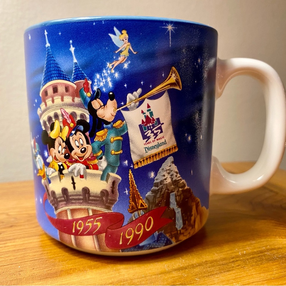Vintage Walt Disneyland 35th Anniversary 1955-1990 Mug